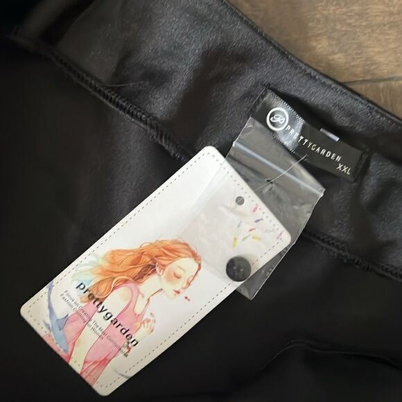 NWT PRETTYGARDEN  One Shoulder Satin Slit High Long Cocktail Wedding Guest Dress - Picture 9 of 12